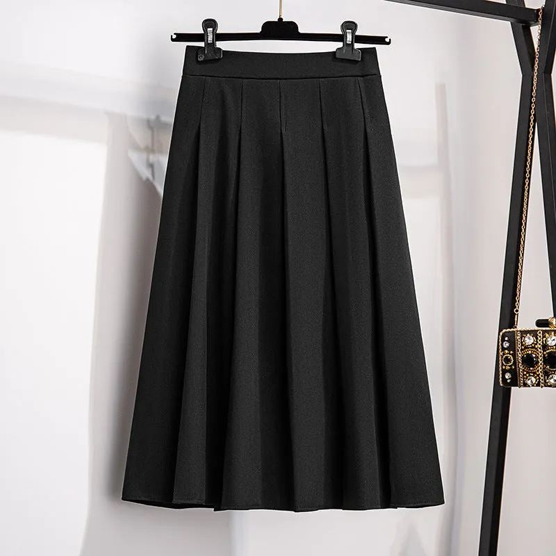 A- Line Skirt Slimming And Fashionable Summer Skirt Fat Sister Plus Size