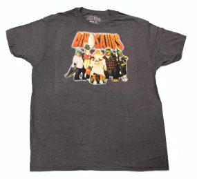 ABC's Dinosaurs Logo & Cast Men's Grey T-Shirt