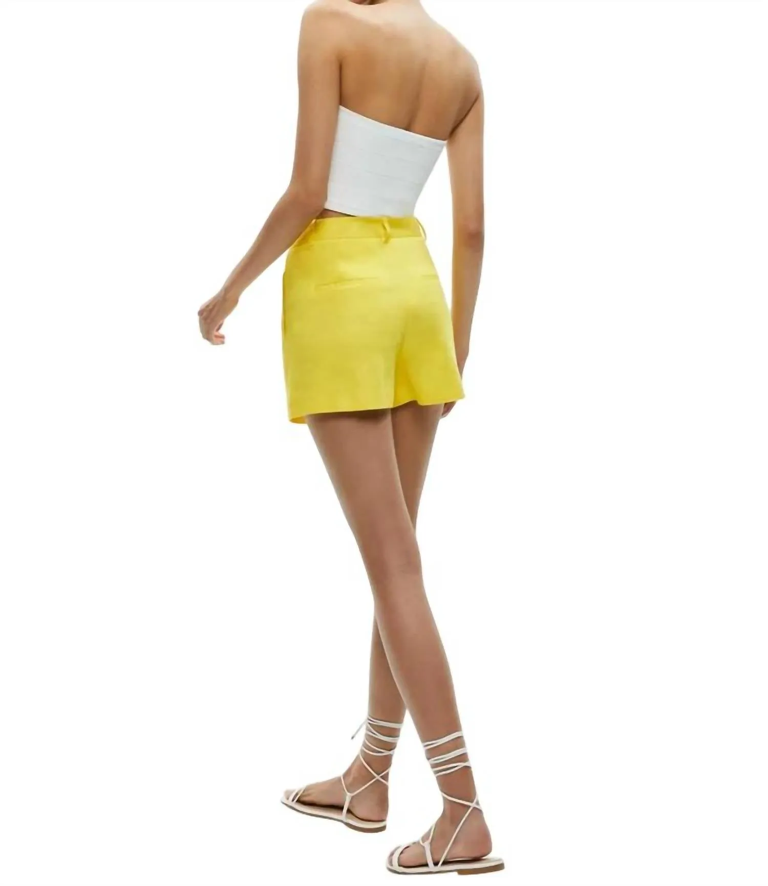 Alice   Olivia - Corny Pleated Short