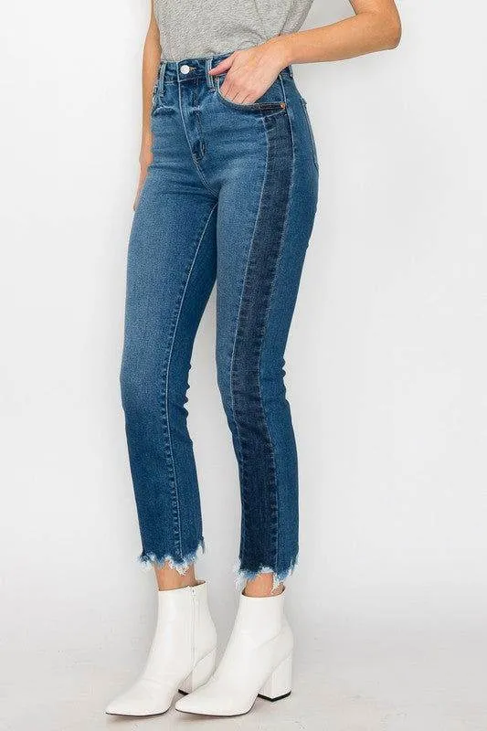 Artemis Vintage High Rise Slim Straight Jeans