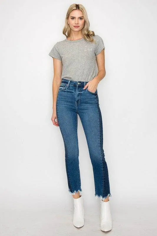 Artemis Vintage High Rise Slim Straight Jeans