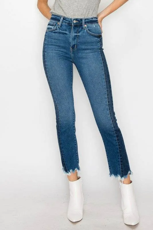 Artemis Vintage High Rise Slim Straight Jeans