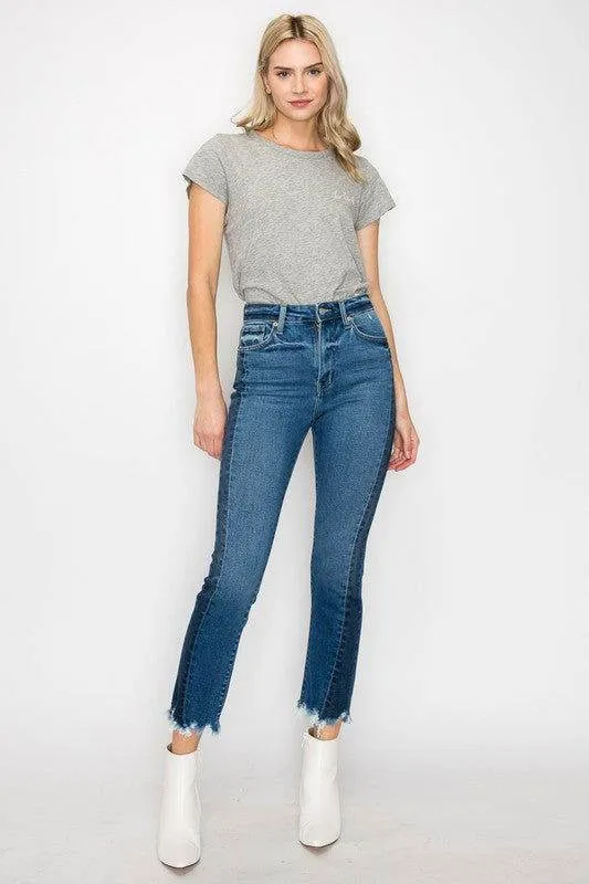 Artemis Vintage High Rise Slim Straight Jeans