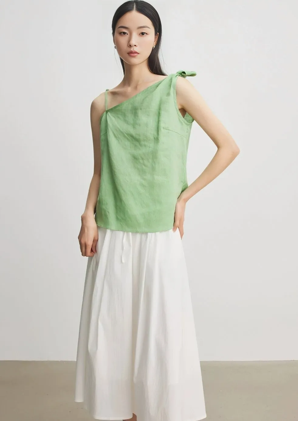 ASYMMETRIC SUSPENDER TOPS