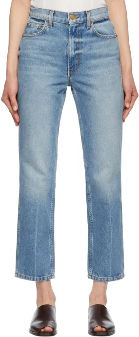 B Sides Blue Louis High Slim Jeans