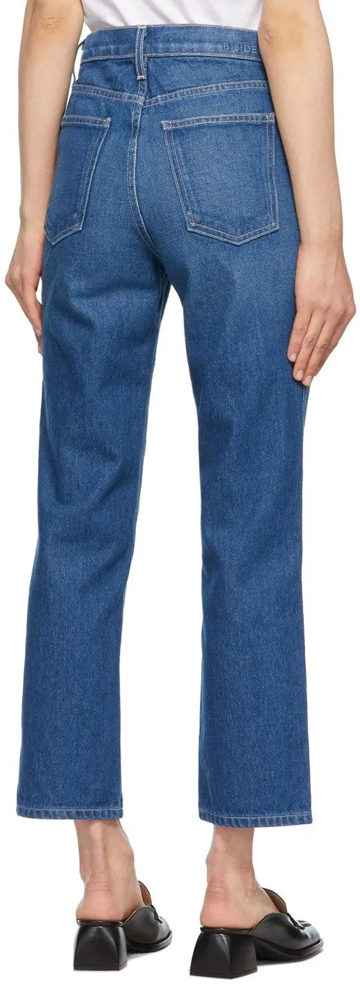 B Sides Indigo Louis High Slim Jeans