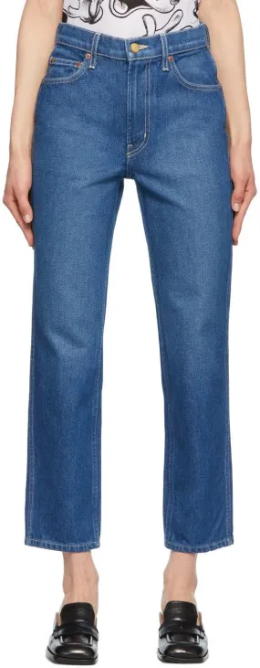 B Sides Indigo Louis High Slim Jeans