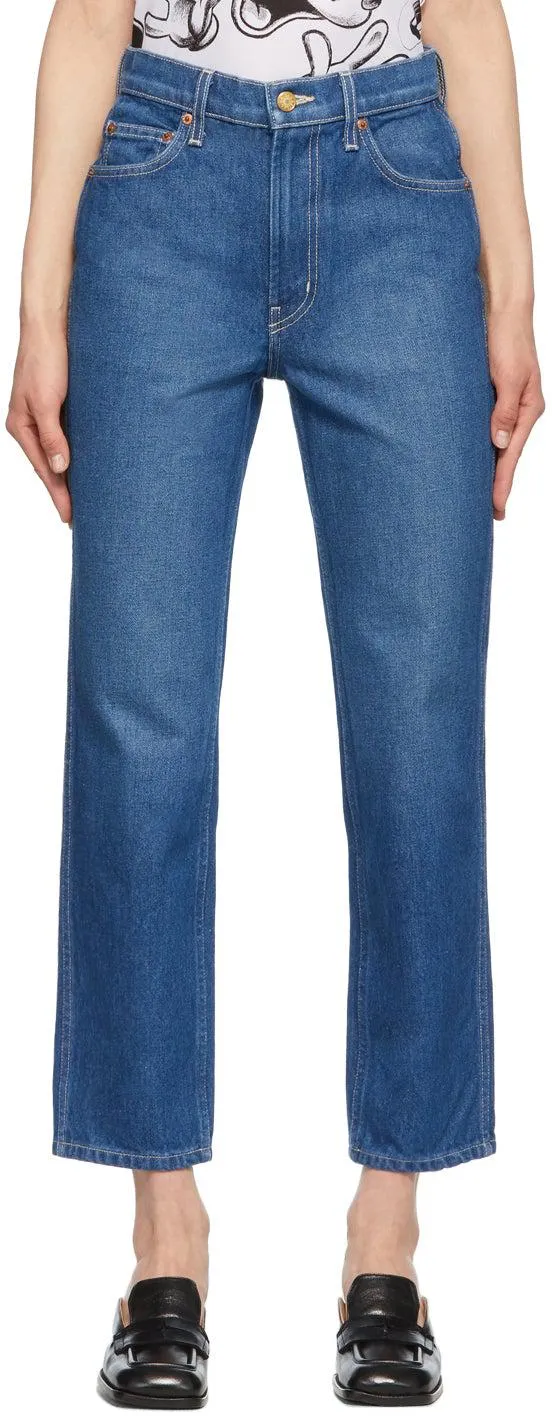 B Sides Indigo Louis High Slim Jeans