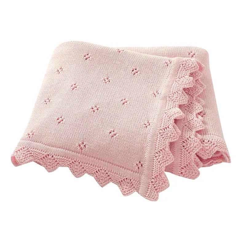 Baby Knit Cotton Blankets 90*70cm