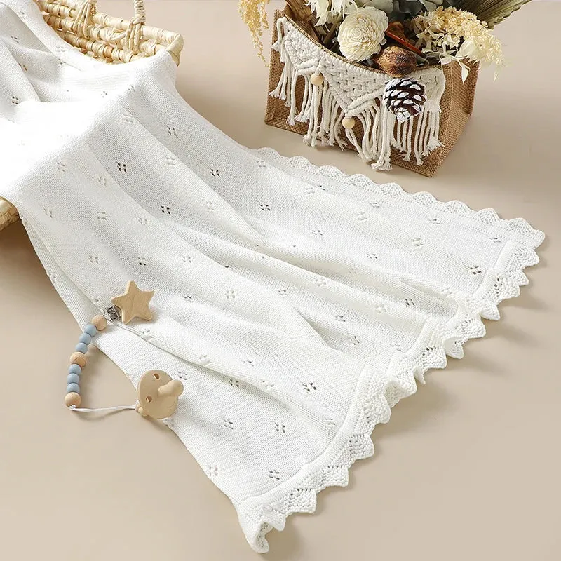 Baby Knit Cotton Blankets 90*70cm