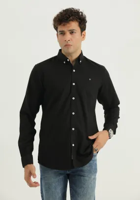 Black Plain Shirt