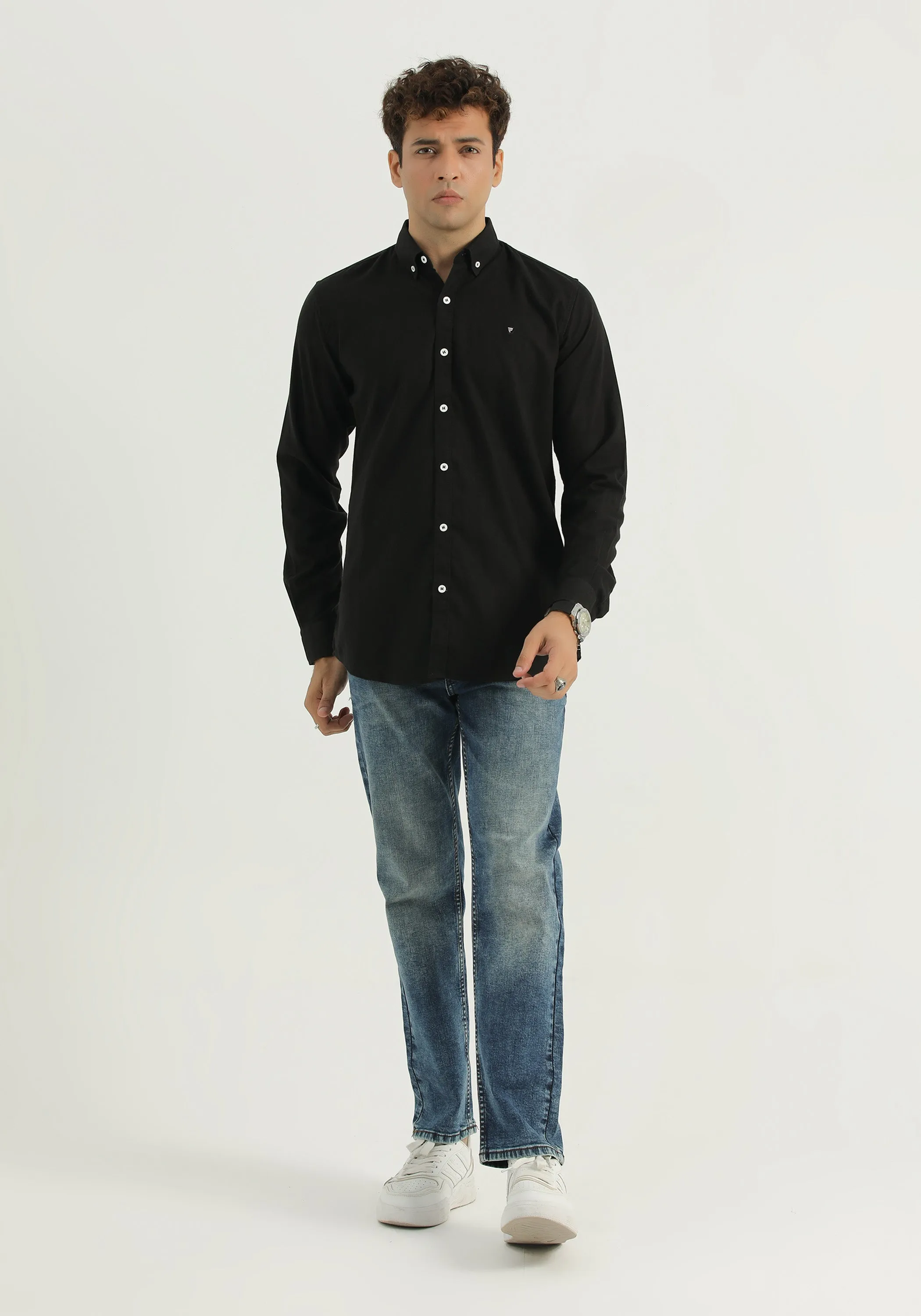 Black Plain Shirt