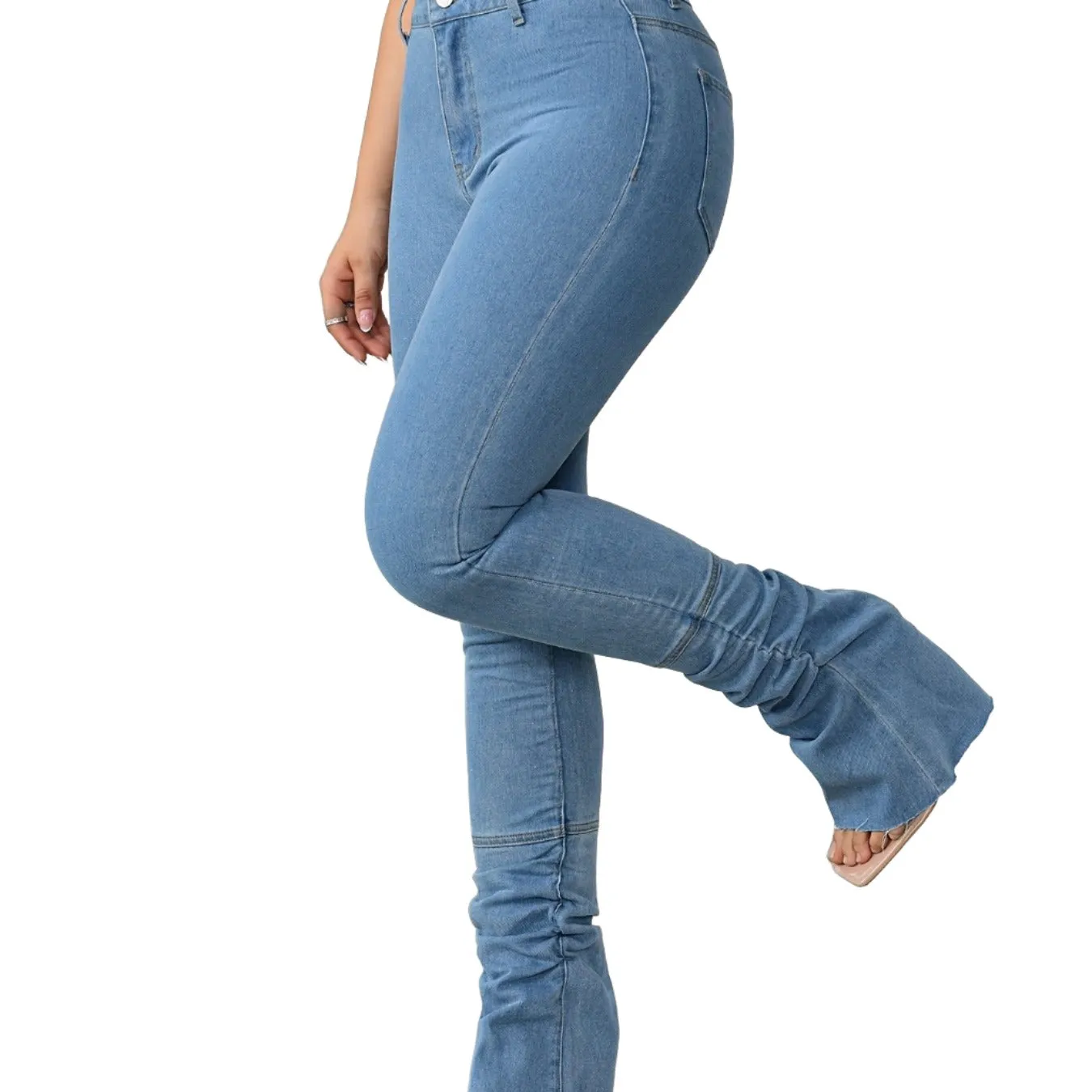 Bootcut Slight Stretch  Casual Jeans