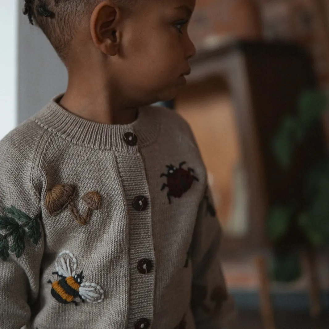Bugs Life cardigan - Barley