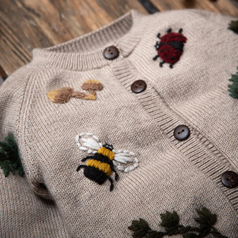 Bugs Life cardigan - Barley