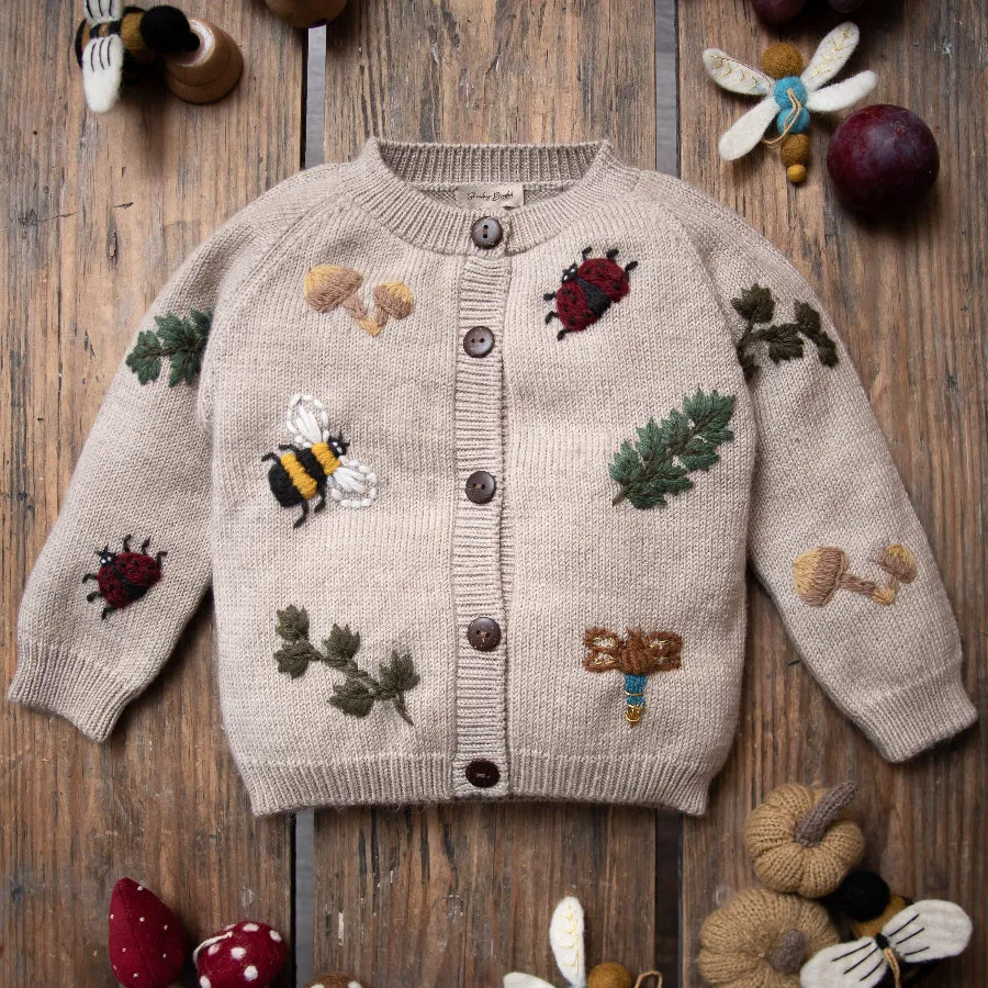 Bugs Life cardigan - Barley