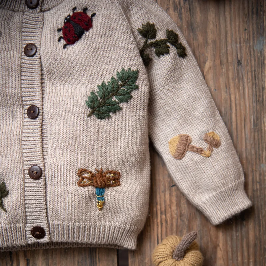 Bugs Life cardigan - Barley