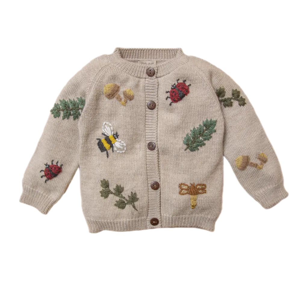 Bugs Life cardigan - Barley