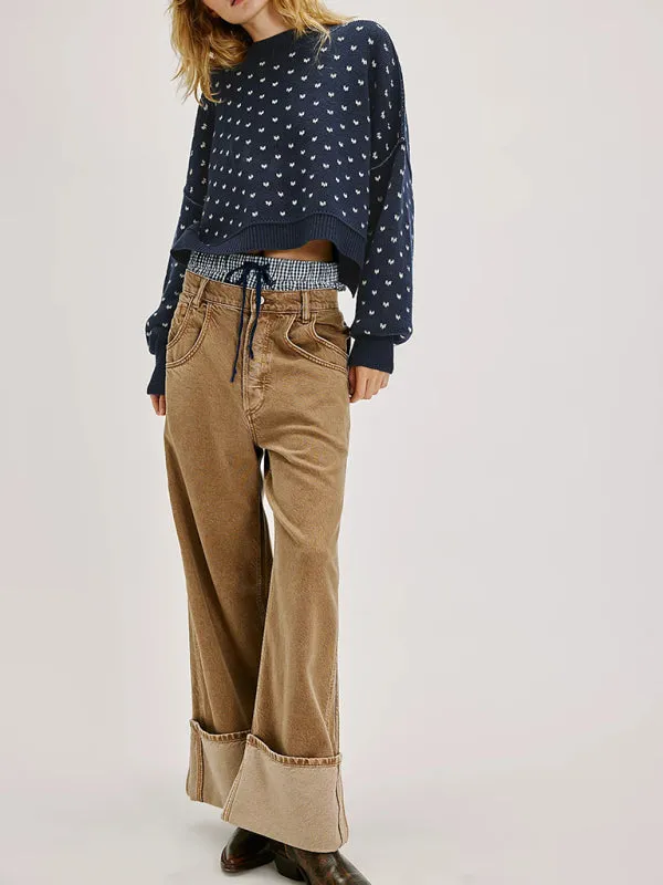Casual Knit Oversized Sweater - Soft and Stylish