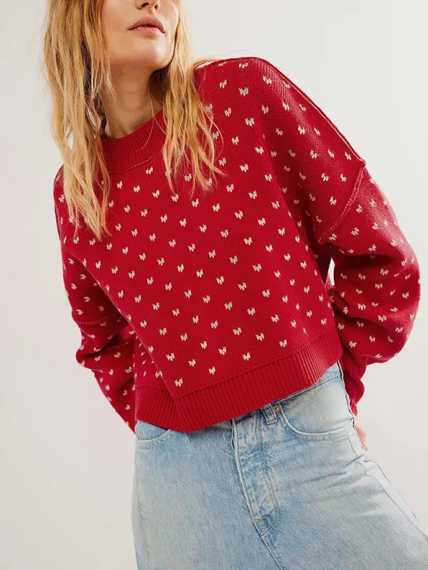 Casual Knit Oversized Sweater - Soft and Stylish