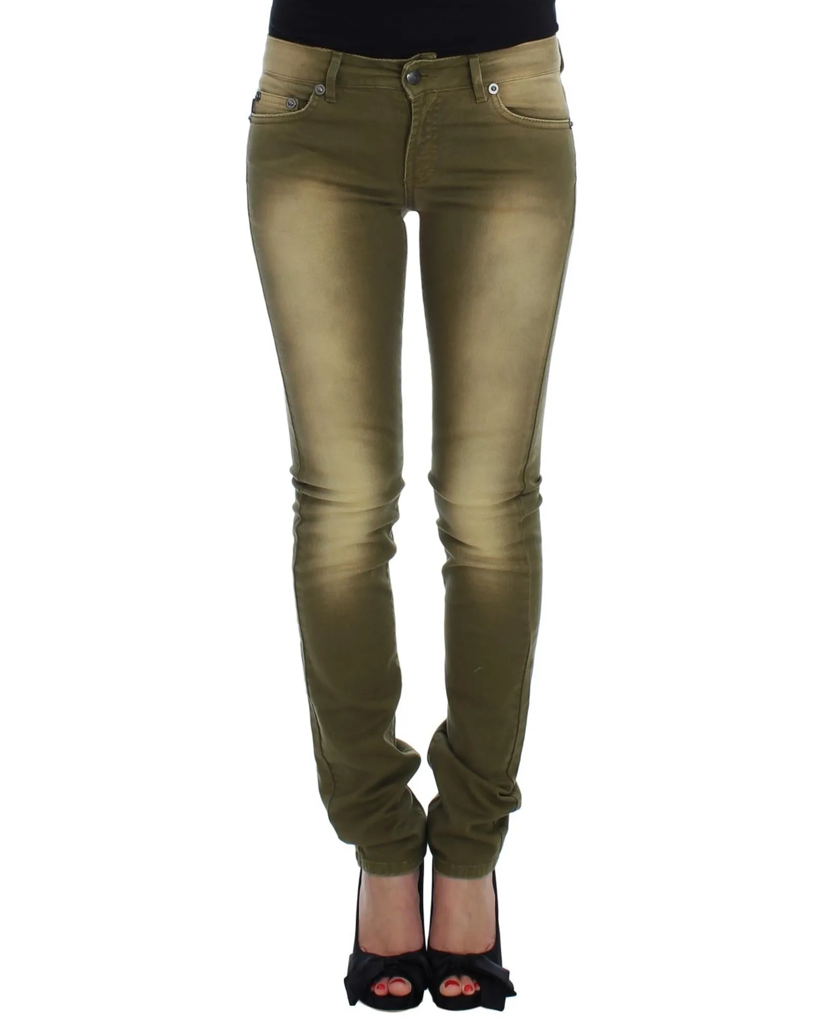 Cavalli Wash Cotton Stretch Slim Fit Jeans