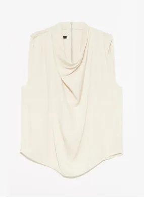 Champagne "Candence" Sleeveless Top