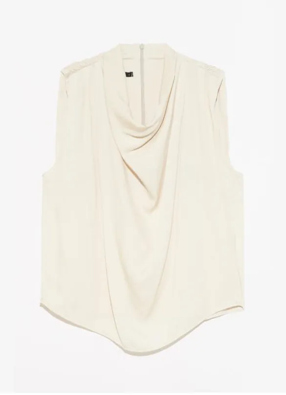 Champagne "Candence" Sleeveless Top