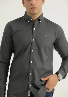 Charcoal Plain Shirt
