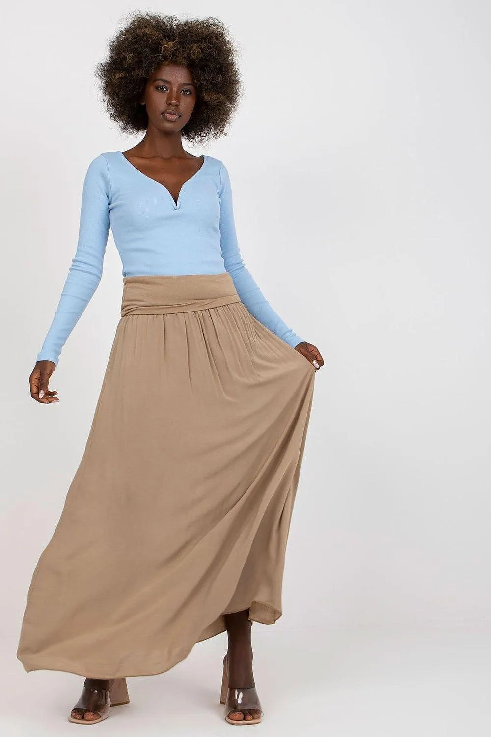 Chic Transformation: Multi-Way Long Skirt Och Bella for Effortless Fashion