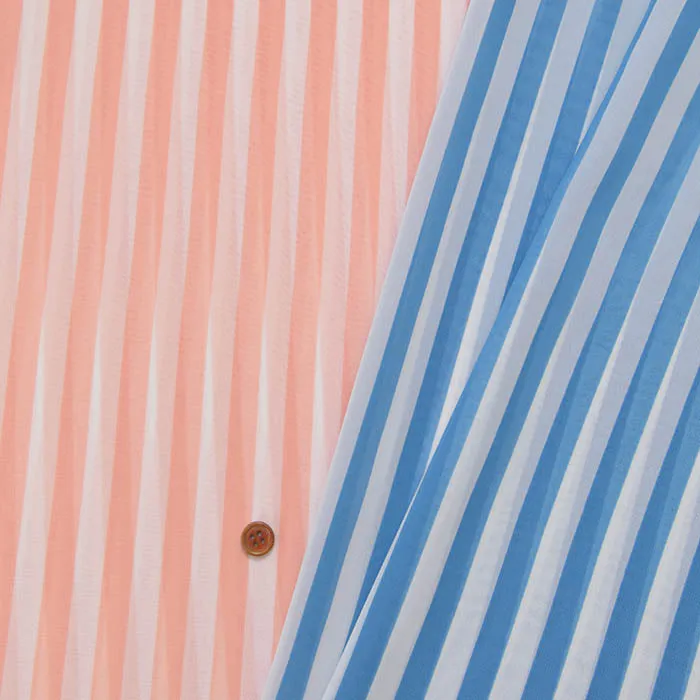 Chiffon Josette Print Stripe 2