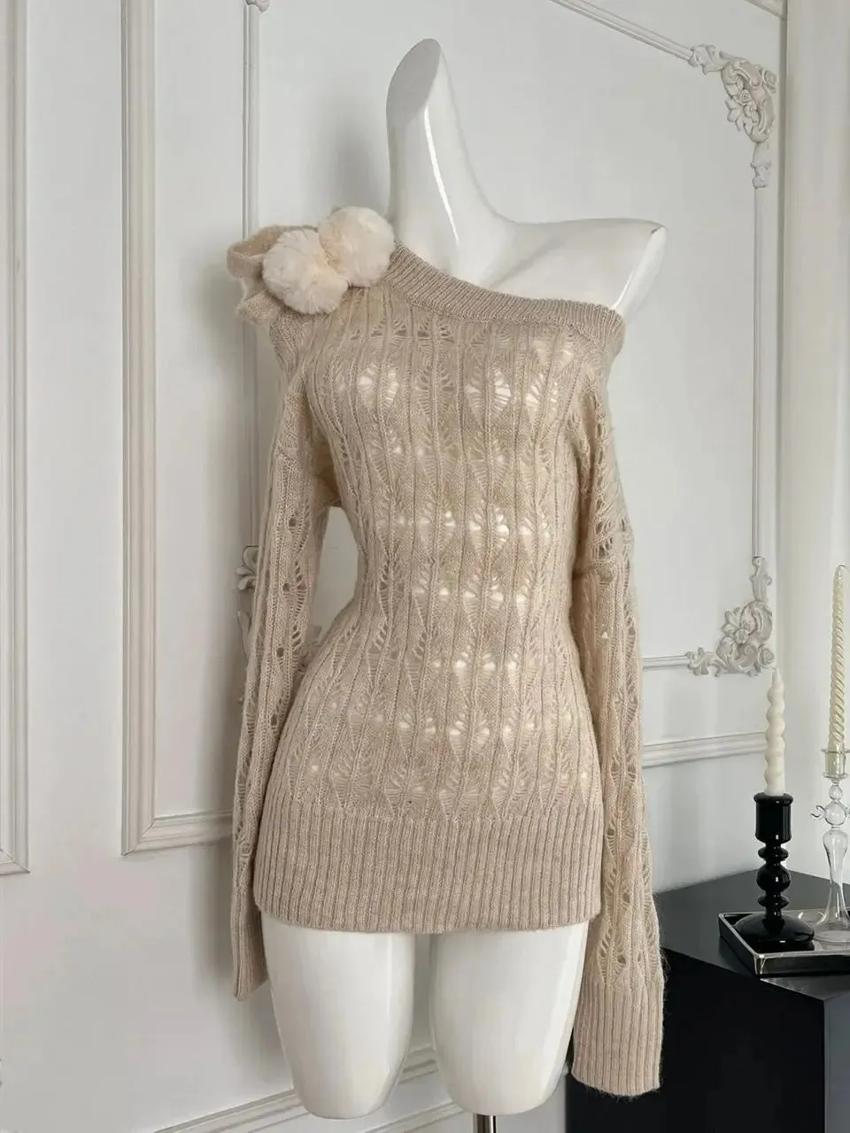 Cozy Knitted Winter Shoujo Long Top
