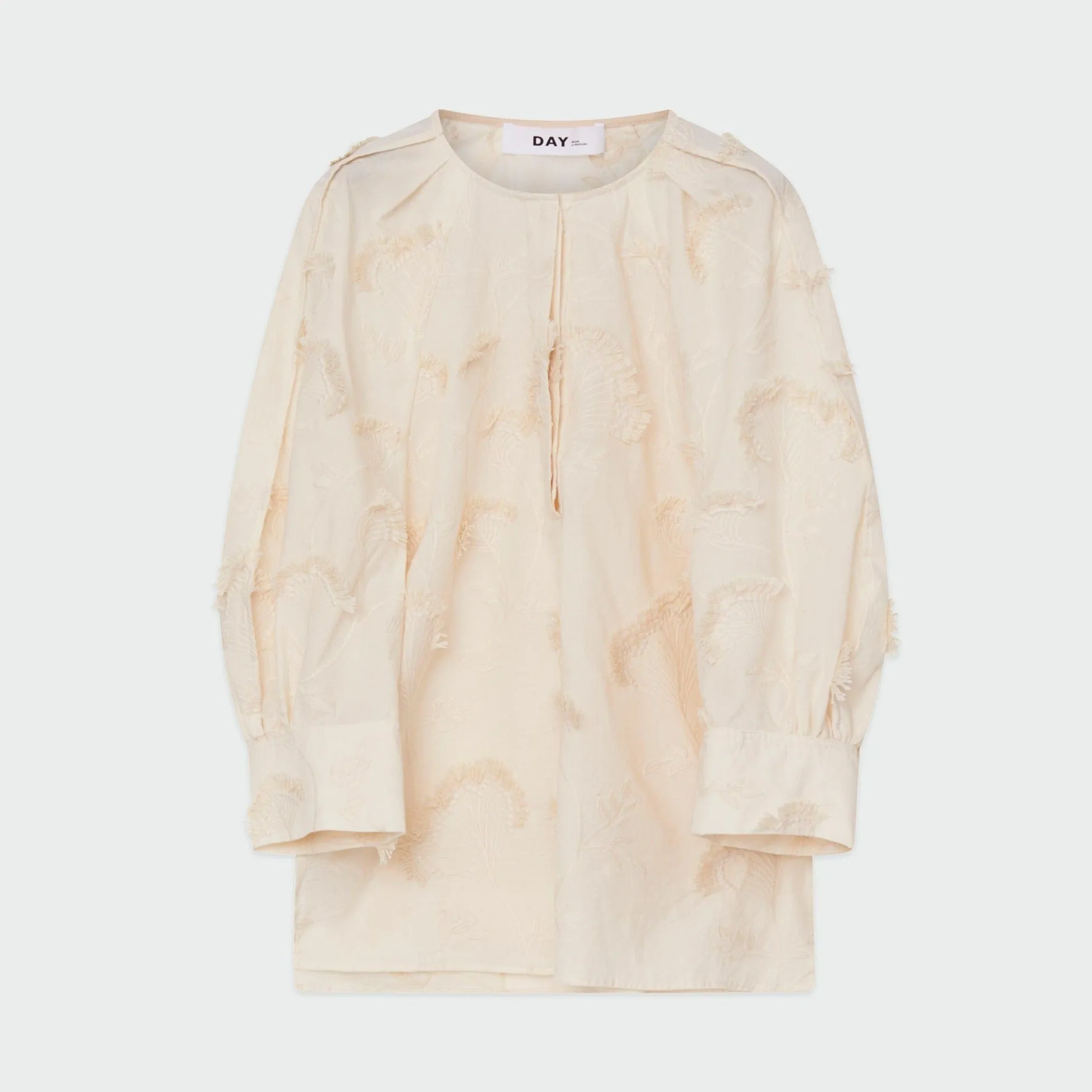 DAY Birger ét Mikkelsen Porter Blooming Fringes Top Jet Stream