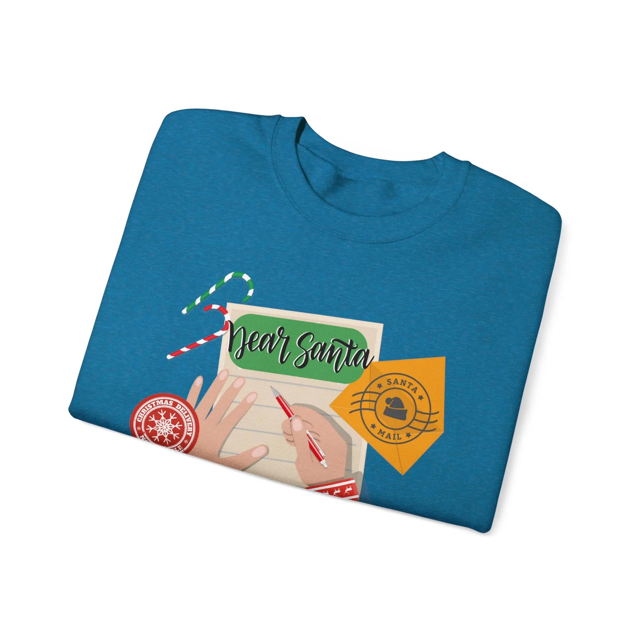 Dear Santa, Please Bring Me Patience Women's Sweatshirt: Santa Letter Background