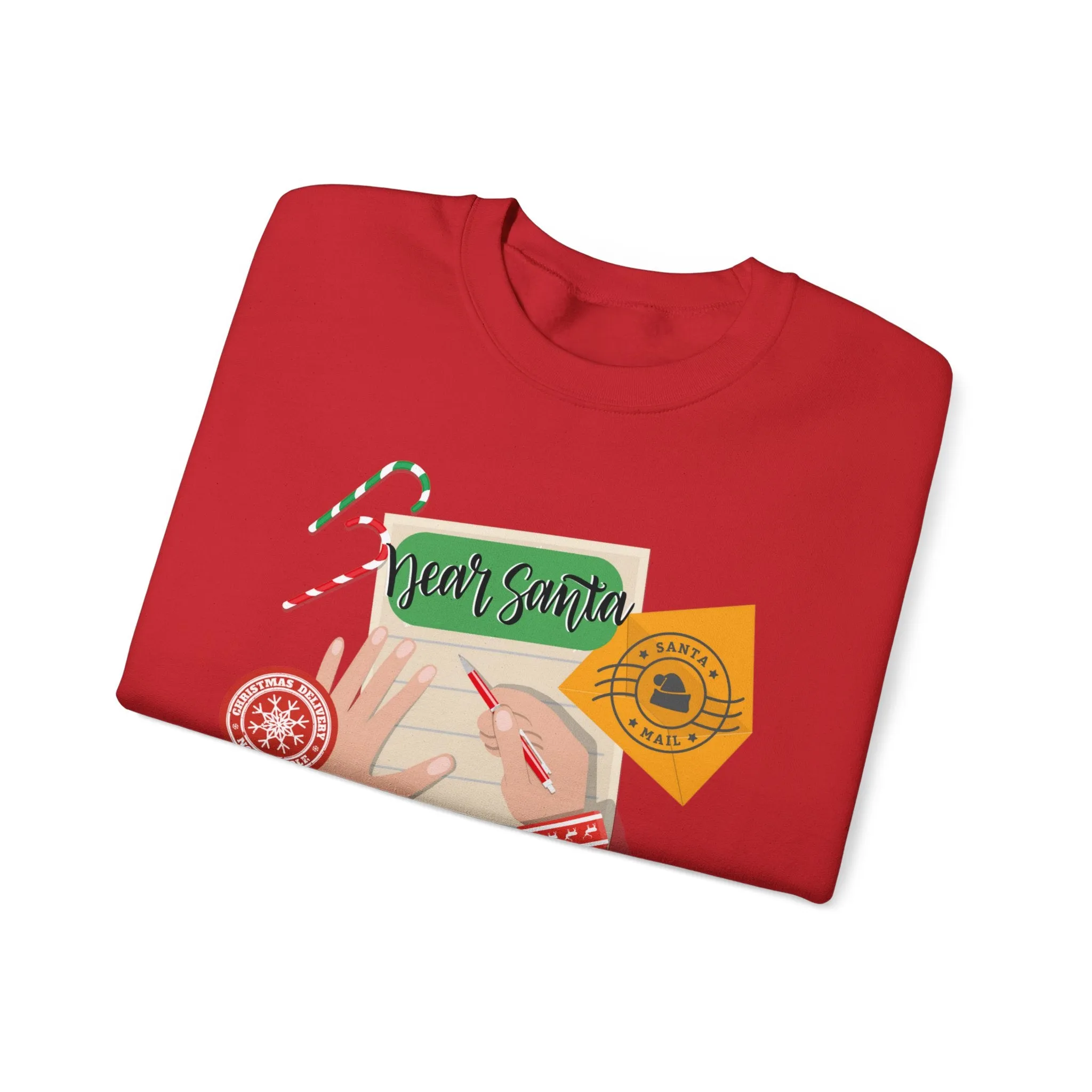 Dear Santa, Please Bring Me Patience Women's Sweatshirt: Santa Letter Background