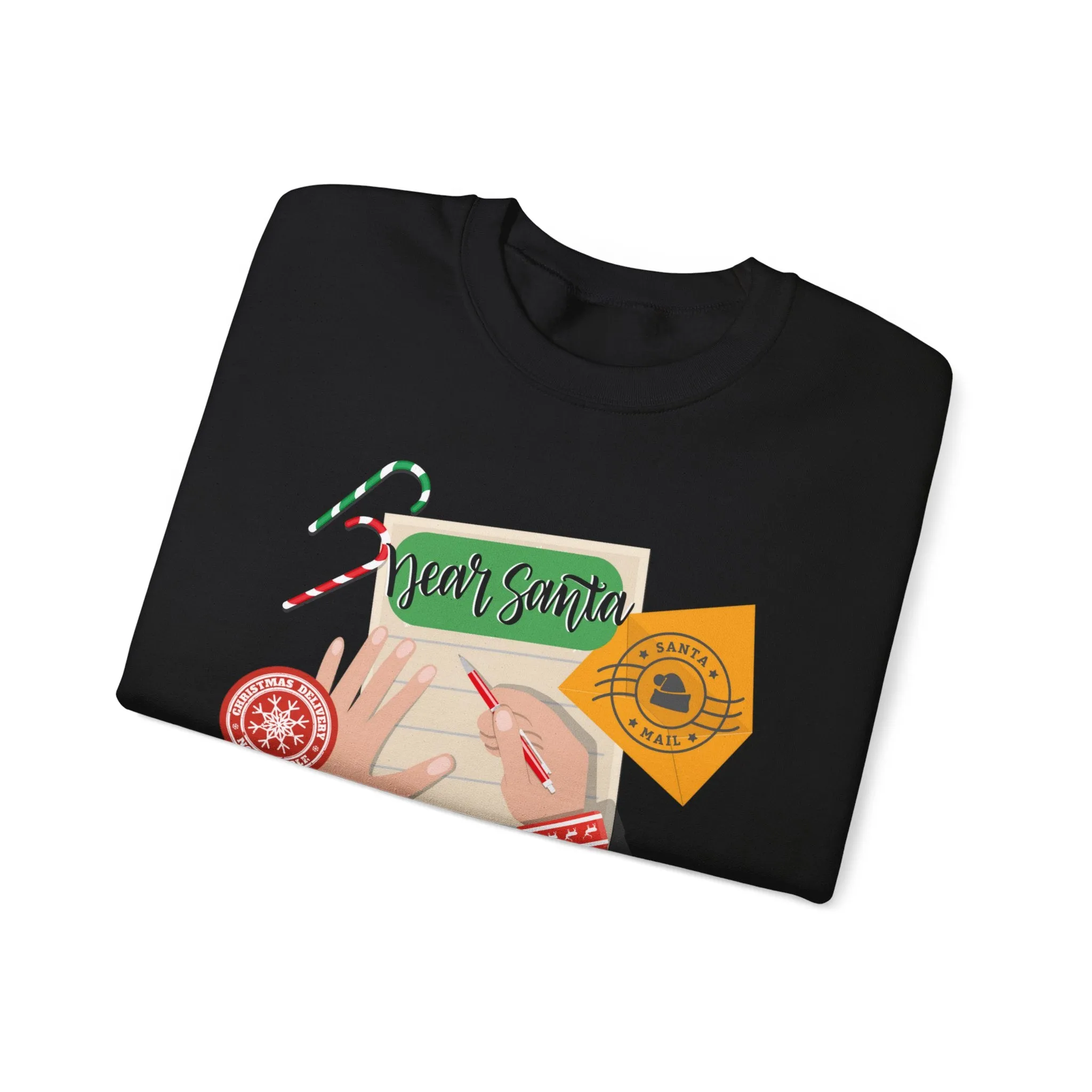 Dear Santa, Please Bring Me Patience Women's Sweatshirt: Santa Letter Background