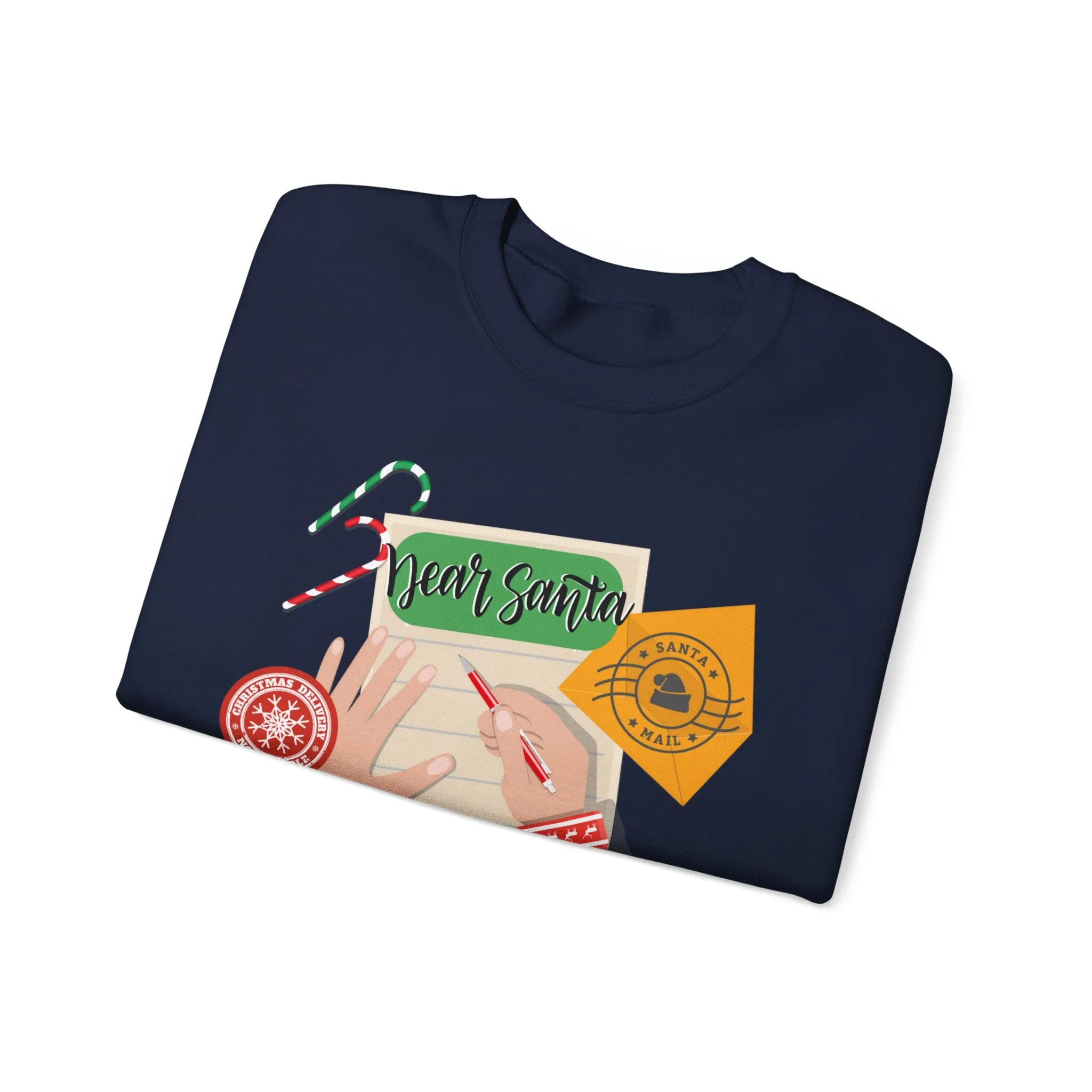 Dear Santa, Please Bring Me Patience Women's Sweatshirt: Santa Letter Background