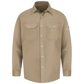 EXCEL FR MIDWEIGHT SNAP-FRONT UNIFORM SHIRT - TN-Tan | Bulwark SES2