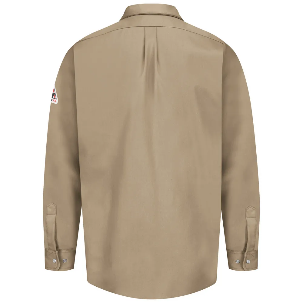 EXCEL FR MIDWEIGHT SNAP-FRONT UNIFORM SHIRT - TN-Tan | Bulwark SES2