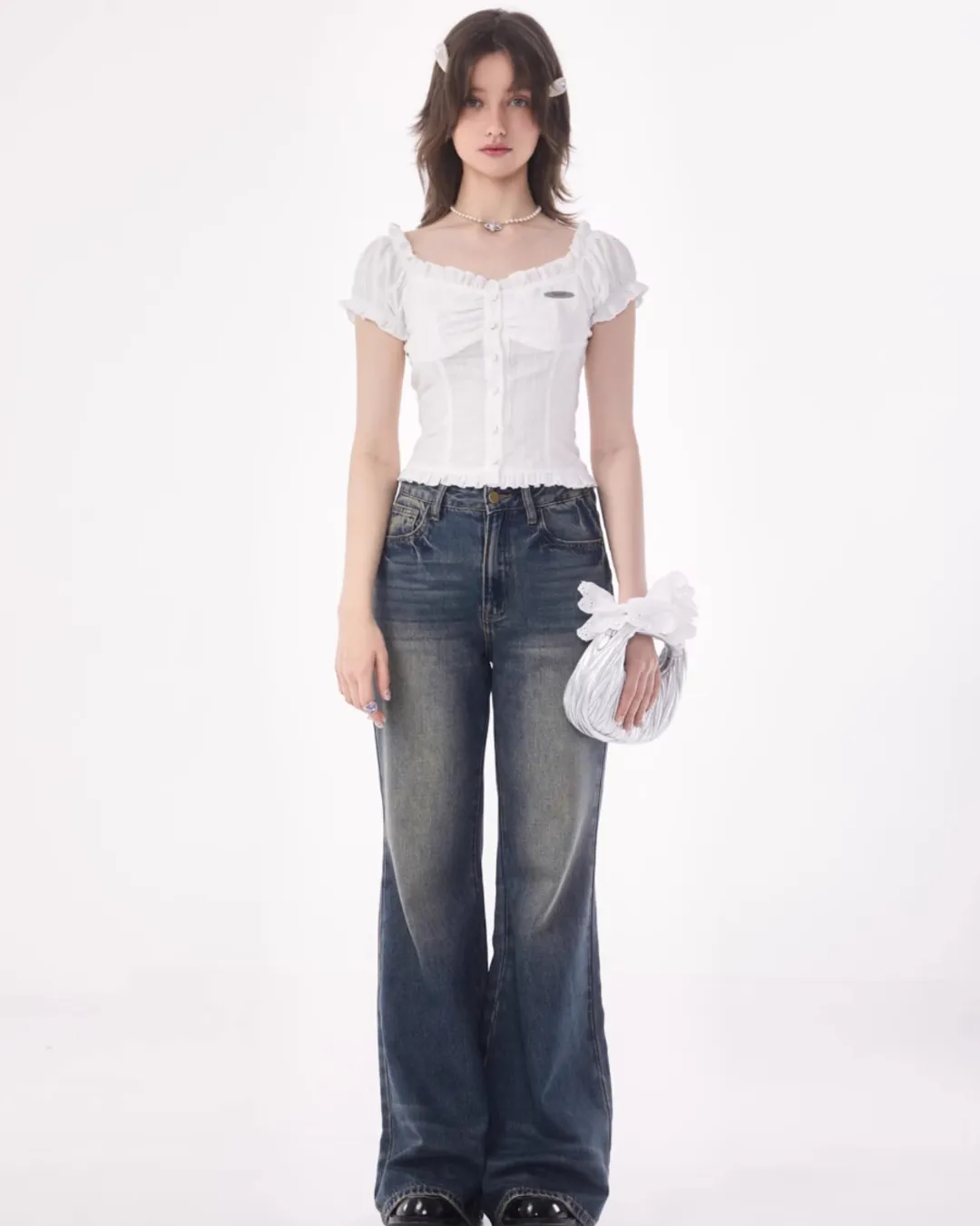 Feminine Puff Sleeve Tops