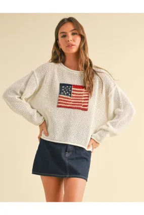 Flag Knitted Sweater