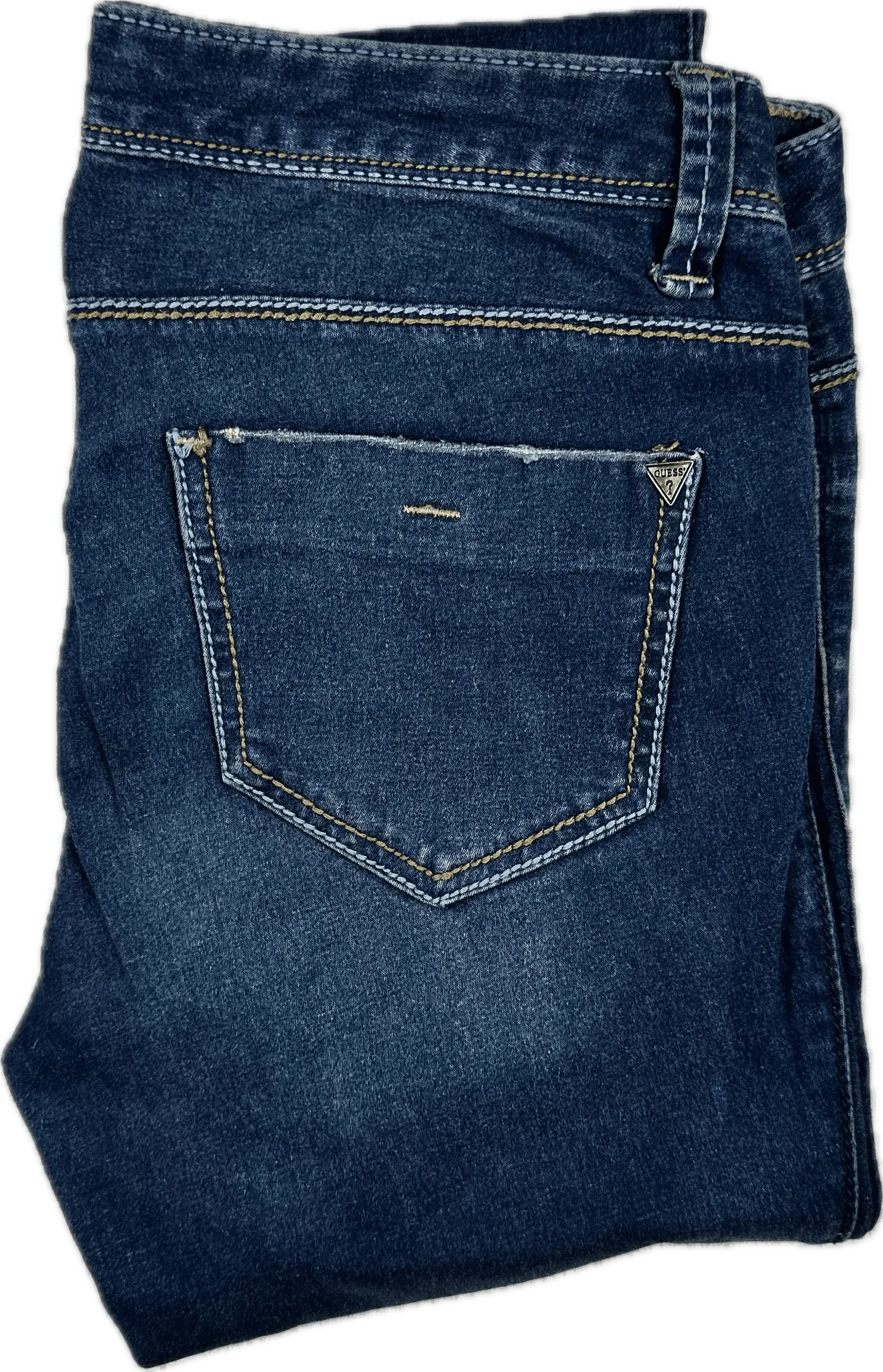Guess Slim Straight Fit Stretch Denim Jeans - Size 28