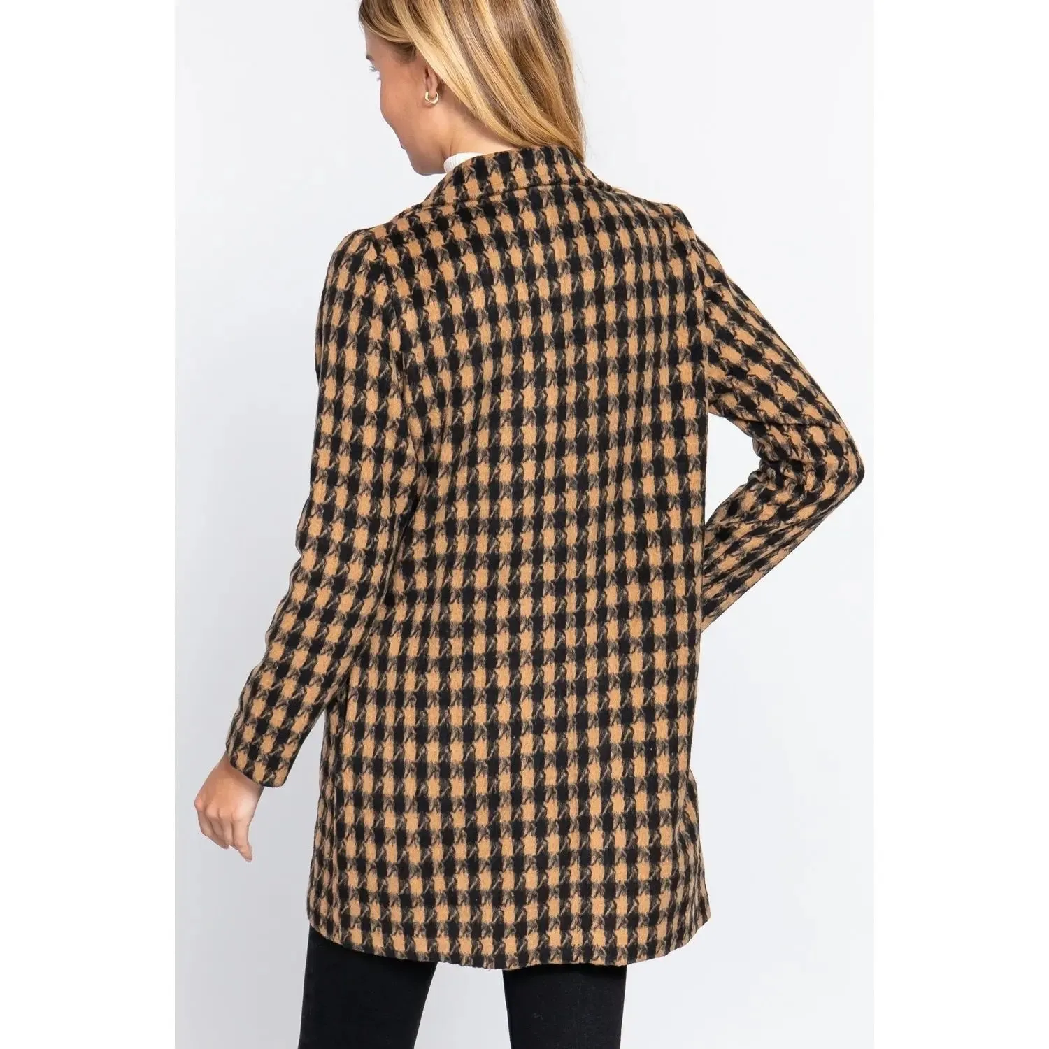 It's Always About You One Button Jacquard Jacket