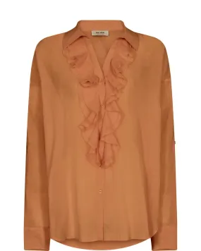 Jelena Voile Shirt | Pecan Brown