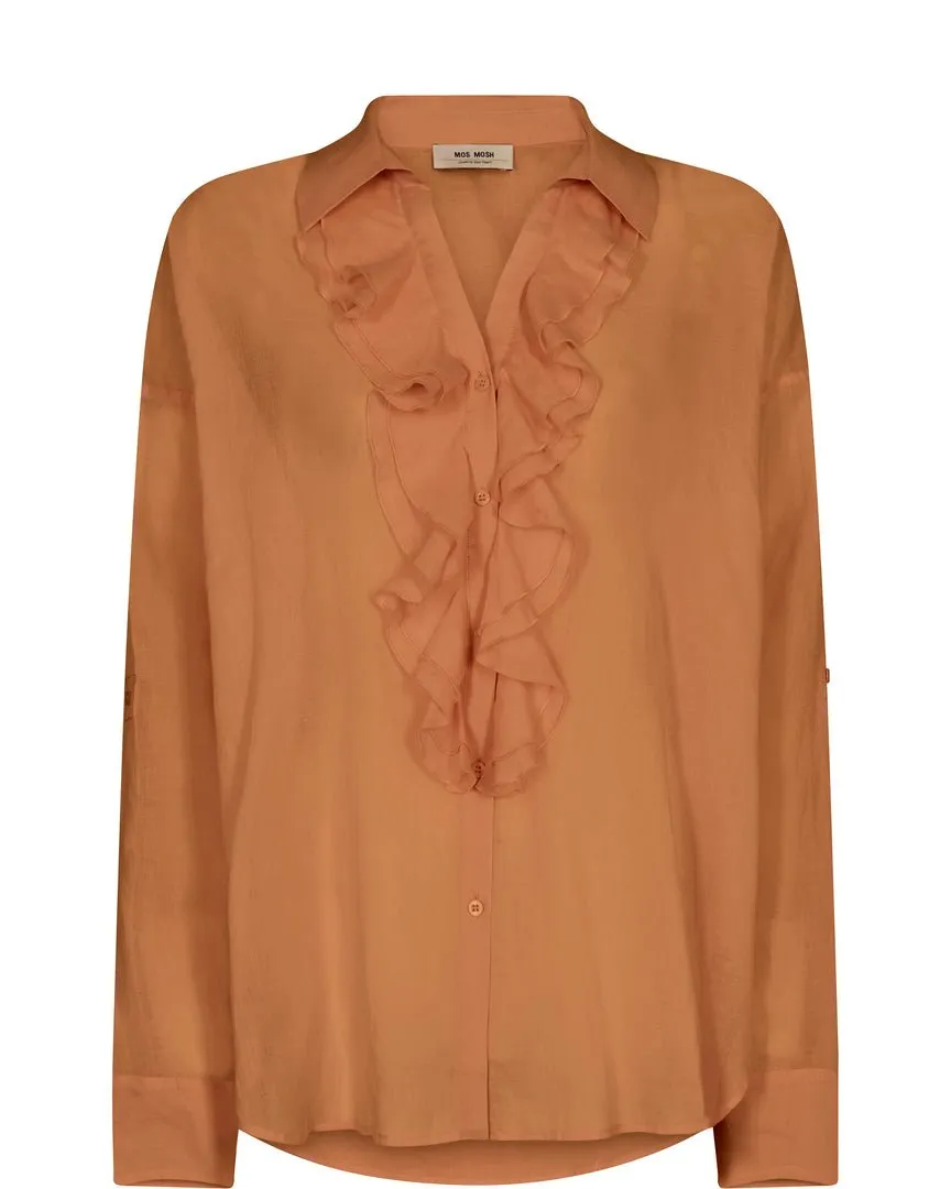 Jelena Voile Shirt | Pecan Brown