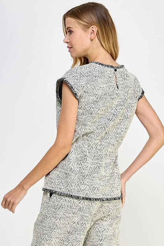 Lennon Fringe Top