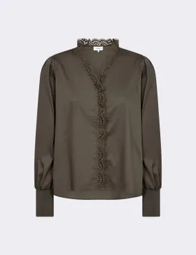 LR-ISLA SOLID 112 Blouse Brown