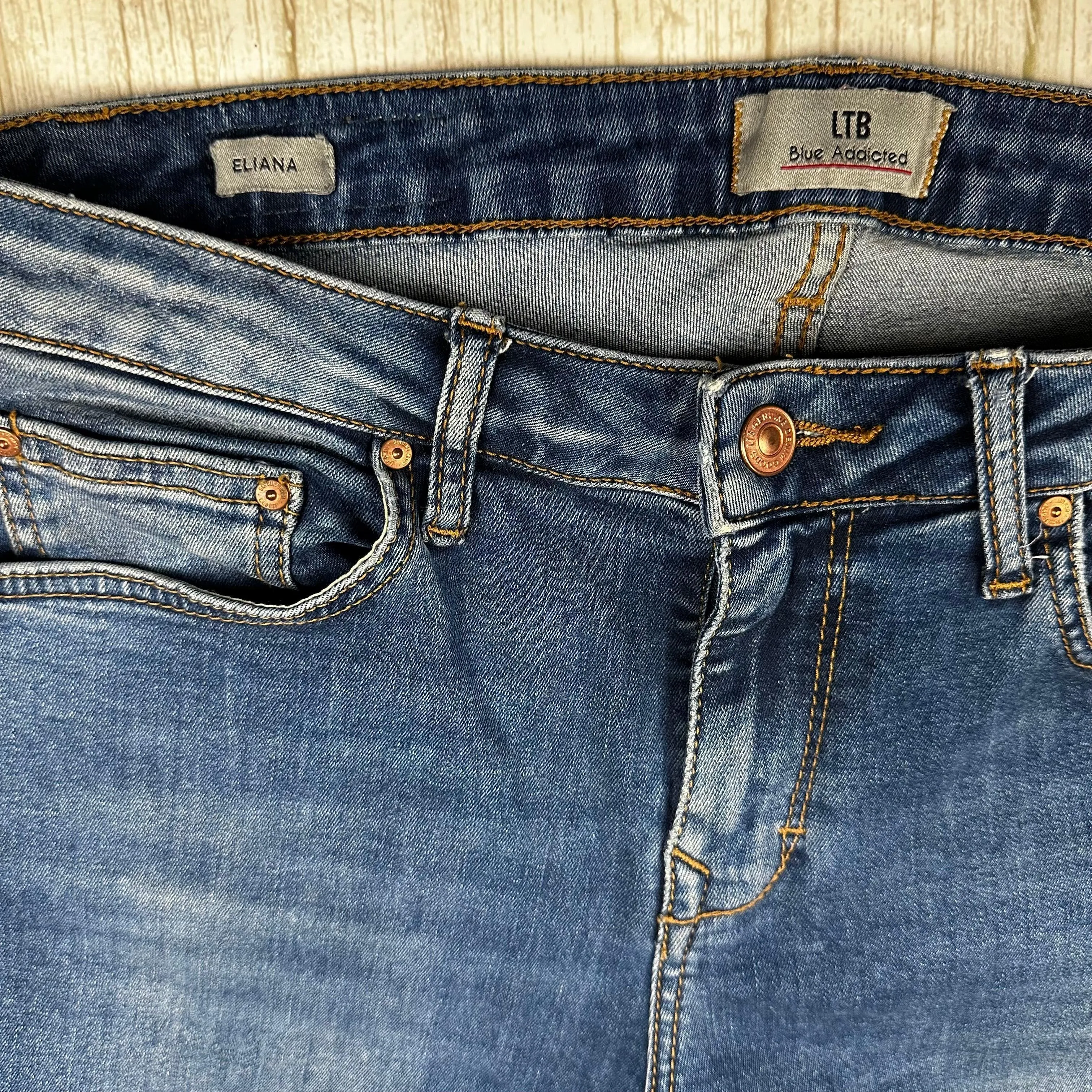LTB Ladies Slim Fit 'Eliana' Slim Boyfriend Jeans -Size 26