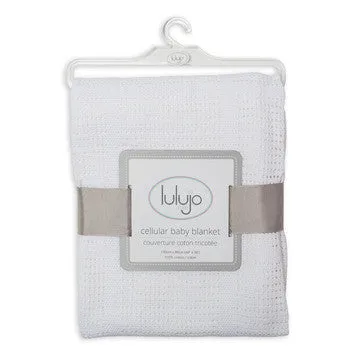 Lulujo Baby™  White Cellular Blanket by Mary Meyer