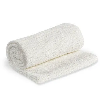Lulujo Baby™  White Cellular Blanket by Mary Meyer