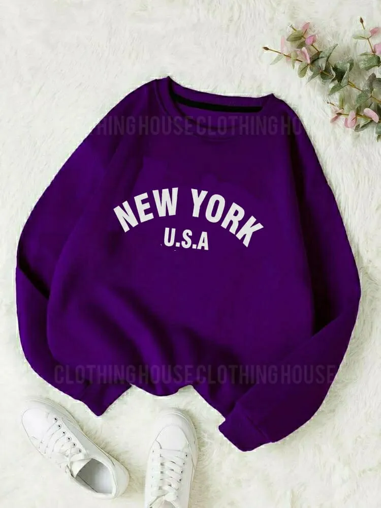 New York USA sweatshirt